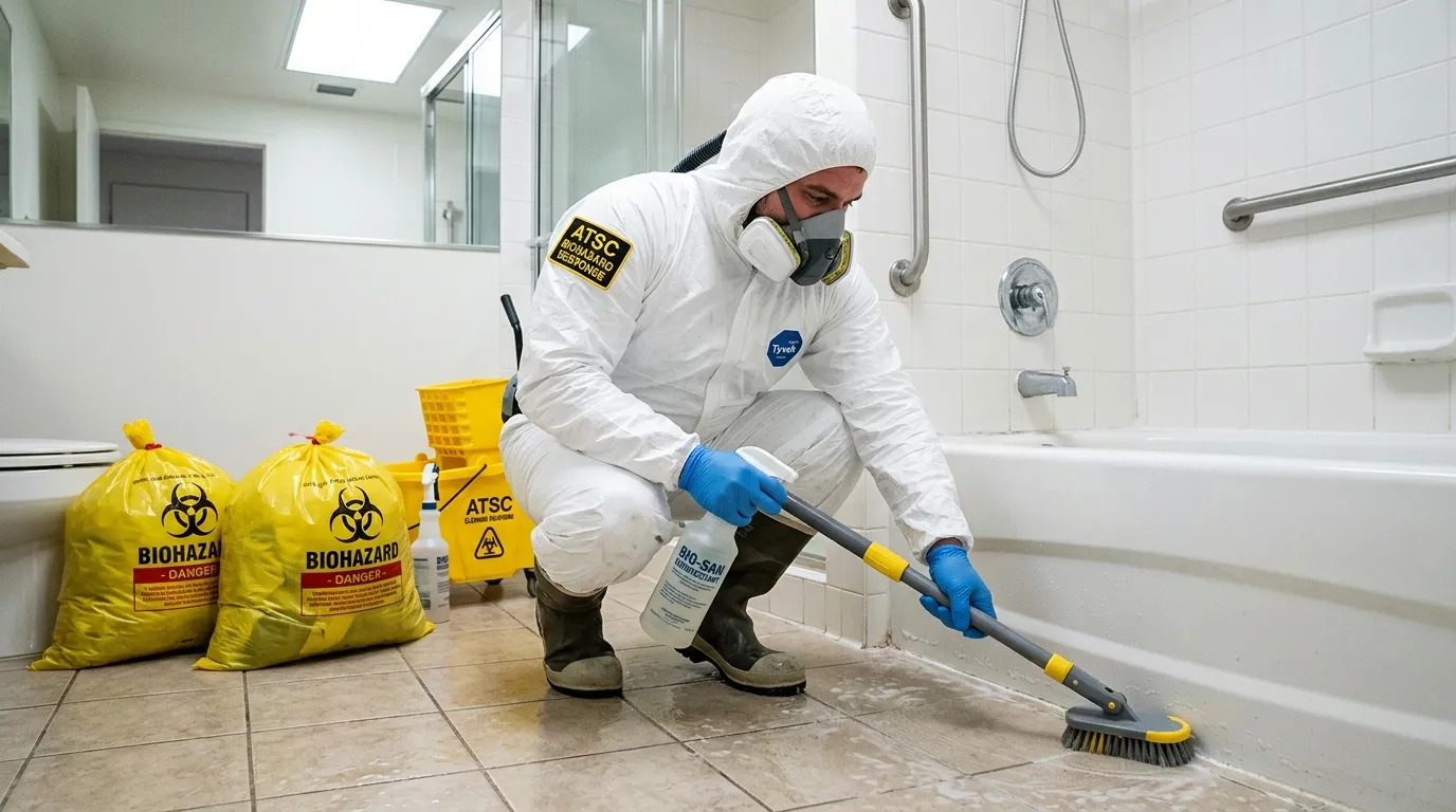 Decontamination equipment deployed for Blood Cleanup in Dade City